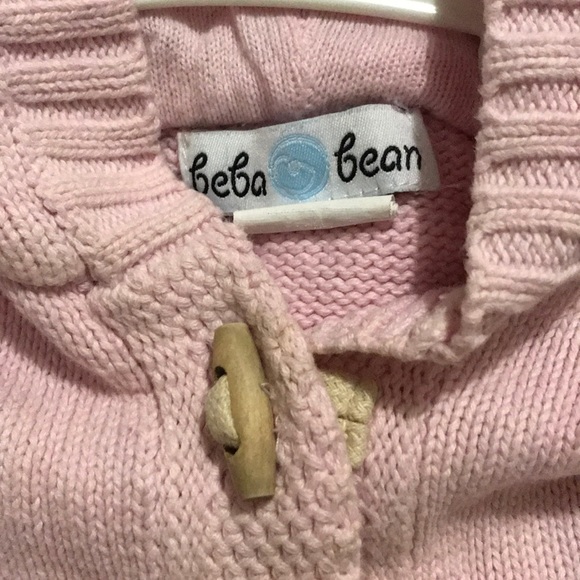 Pink Beba Bean button up sweater - Picture 2 of 3